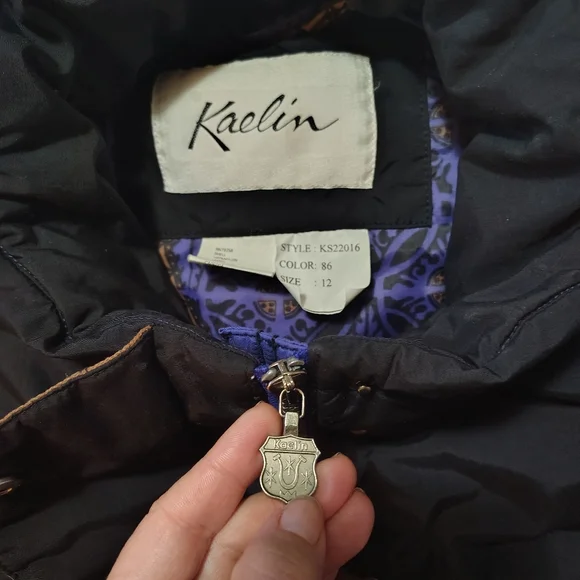 Rare vintage kaelin embroidered ski suit size 12 - Picture 5 of 5